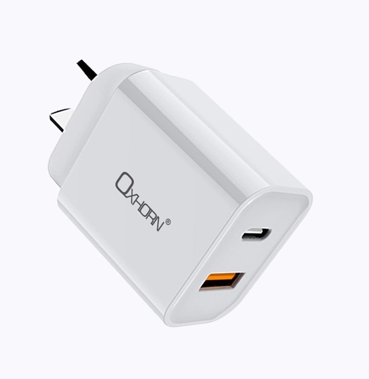 Orico 2 port USB car charger 12V / 24V 3.4A max 17W with Intelligent IC -  White - Orico